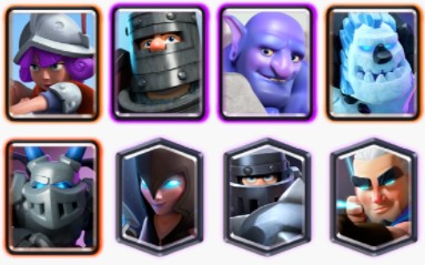 Mega Knight Night Witch deck