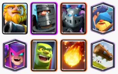 Royale Giant Goblin Cage Deck