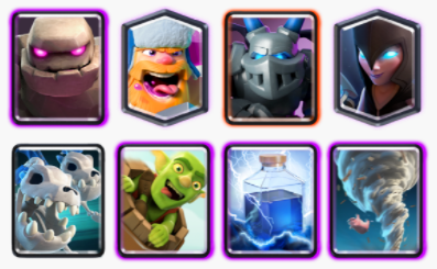 Lumberjack Goblin Barrel Golem Deck