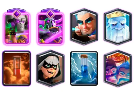 magical trio deck evo pekka